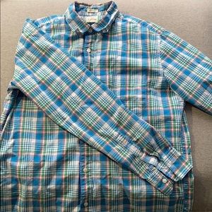 J. Crew men’s casual button down shirt